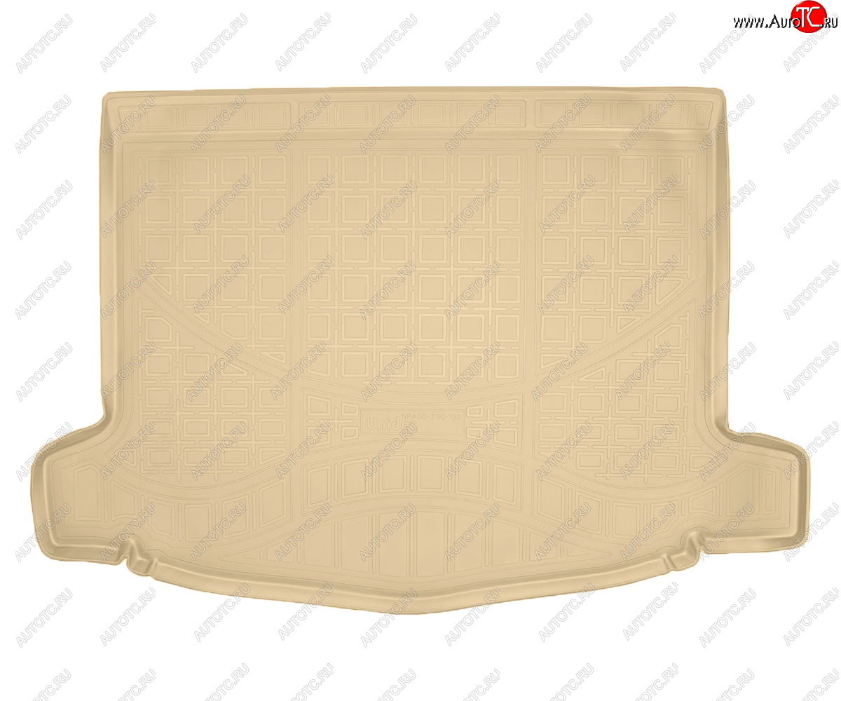 2 369 р. Коврик багажника Norplast Unidec  Honda Civic  FK2 (2011-2016) хэтчбэк 5 дв. (бежевый)  с доставкой в г. Кемерово