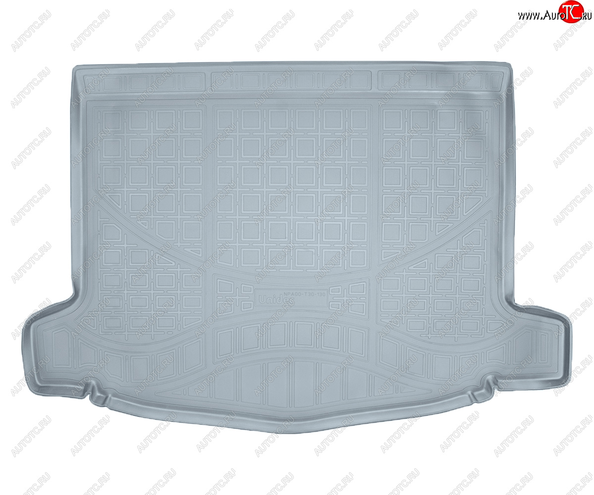 2 369 р. Коврик багажника Norplast Unidec  Honda Civic  FK2 (2011-2016) хэтчбэк 5 дв. (Серый)  с доставкой в г. Кемерово