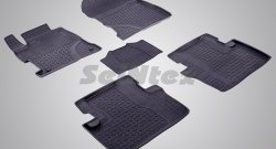 Износостойкие коврики в салон с высоким бортом 4D SeiNtex Premium 4 шт. (резина) Honda Civic  FB (2011-2016) седан