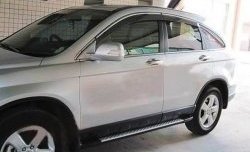 5 349 р. Комплект дефлекторов окон СТ Honda CR-V RE1,RE2,RE3,RE4,RE5,RE7 рестайлинг (2009-2012)  с доставкой в г. Кемерово. Увеличить фотографию 2