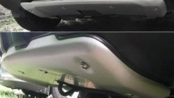 10 349 р. Накладка на передний бампер CT Honda CR-V RE1,RE2,RE3,RE4,RE5,RE7 рестайлинг (2009-2012) (Неокрашенная)  с доставкой в г. Кемерово. Увеличить фотографию 2
