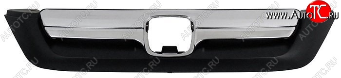 2 899 р. Решётка радиатора SAT  Honda CR-V  RE1,RE2,RE3,RE4,RE5,RE7 (2007-2010) дорестайлинг (Неокрашенная)  с доставкой в г. Кемерово