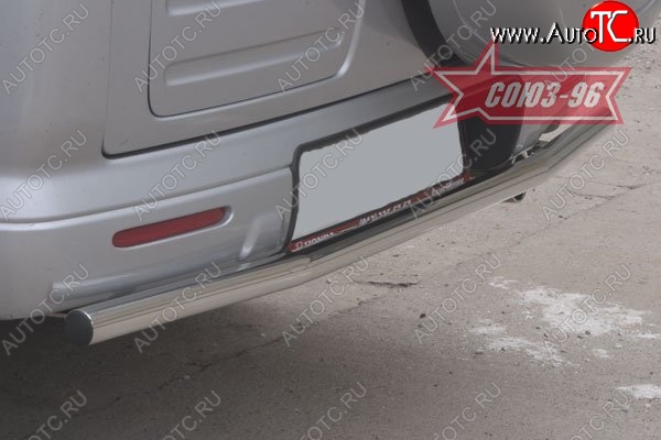 7 289 р. Защита заднего бампера Souz-96 (d42) Honda CR-V RE1,RE2,RE3,RE4,RE5,RE7 дорестайлинг (2007-2010)  с доставкой в г. Кемерово