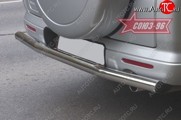 7 964 р. Защита заднего бампера Souz-96 (d60) Honda CR-V RE1,RE2,RE3,RE4,RE5,RE7 дорестайлинг (2007-2010)  с доставкой в г. Кемерово