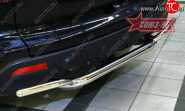 11 249 р. Защита заднего бампера Souz-96 (d60/42) Honda CR-V RE1,RE2,RE3,RE4,RE5,RE7 рестайлинг (2009-2012)  с доставкой в г. Кемерово