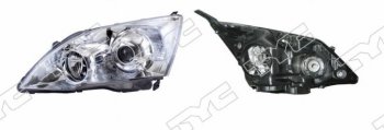 Левая фара передняя TYC Honda CR-V RE1,RE2,RE3,RE4,RE5,RE7 дорестайлинг (2007-2010) (с электрокорректором, не ксенон (Евросвет))