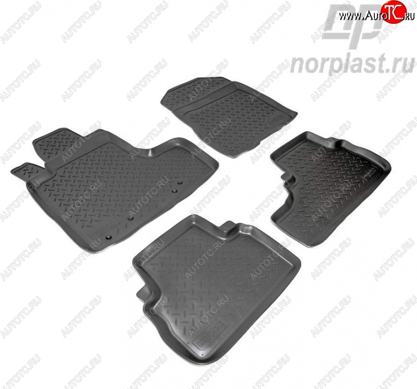 2 669 р. Комплект салонных ковриков Norplast  Honda CR-V  RE1,RE2,RE3,RE4,RE5,RE7 (2007-2012) дорестайлинг, рестайлинг  с доставкой в г. Кемерово