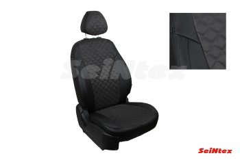 Чехлы для сидений Seintex Ромб Алькантара Honda CR-V  RE1,RE2,RE3,RE4,RE5,RE7 (2007-2012) дорестайлинг, рестайлинг