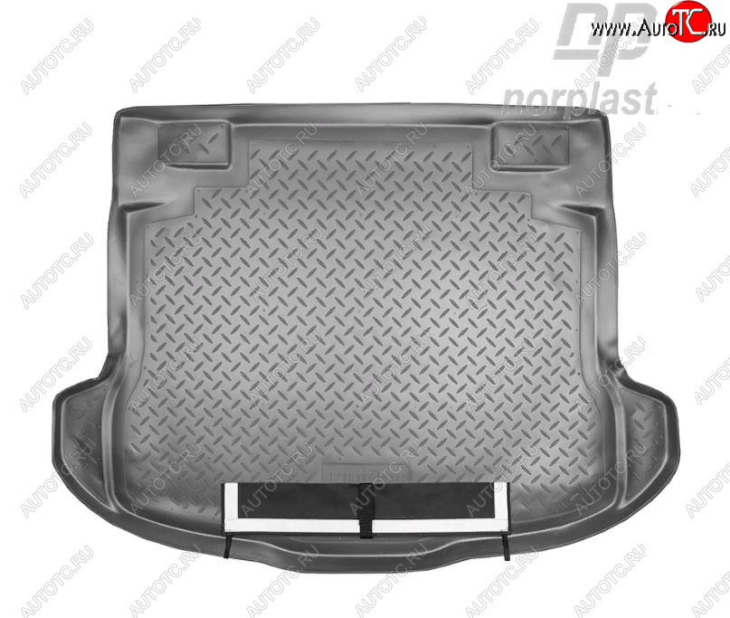 3 399 р. Коврик багажника Norplast Unidec Honda CR-V RE1,RE2,RE3,RE4,RE5,RE7 рестайлинг (2009-2012) (Черный с погрузочным ковриком (фартуком))  с доставкой в г. Кемерово