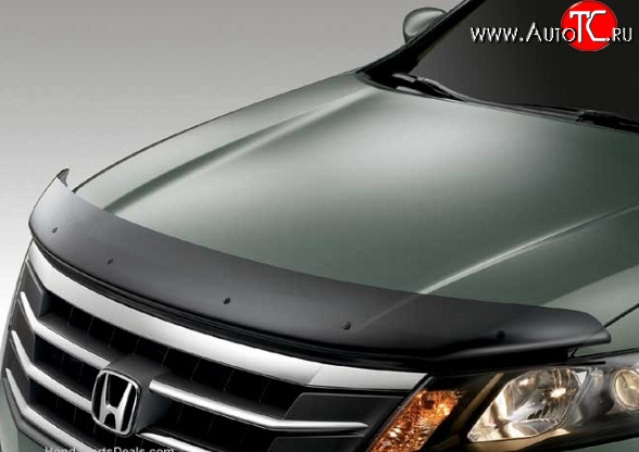 3 299 р. Дефлектор капота NovLine Honda CR-V RM1,RM3,RM4 дорестайлинг (2012-2015)  с доставкой в г. Кемерово
