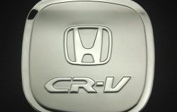 949 р. Накладка на лючок бензобака СТ Honda CR-V RM1,RM3,RM4 дорестайлинг (2012-2015)  с доставкой в г. Кемерово. Увеличить фотографию 2