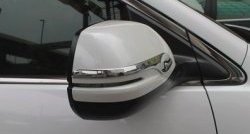1 799 р. Накладки на зеркала СТ Honda CR-V RM1,RM3,RM4 дорестайлинг (2012-2015) (Неокрашенные)  с доставкой в г. Кемерово. Увеличить фотографию 2