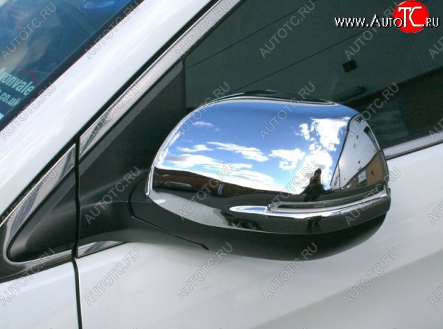 4 199 р. Накладки на зеркала СТ Honda CR-V RM1,RM3,RM4 дорестайлинг (2012-2015) (Неокрашенные)  с доставкой в г. Кемерово