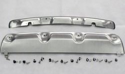 9 749 р. Накладка на передний бампер CT Honda CR-V RM1,RM3,RM4 дорестайлинг (2012-2015) (Неокрашенная)  с доставкой в г. Кемерово. Увеличить фотографию 4