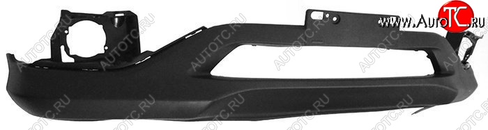 3 999 р. Накладка переднего бампера SAT (с площадкой под номер) Honda CR-V RM1,RM3,RM4 дорестайлинг (2012-2015) (Неокрашенная)  с доставкой в г. Кемерово