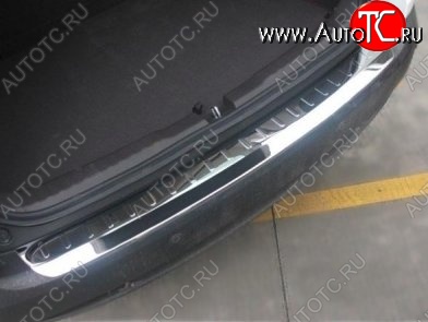 5 949 р. Защитная накладка на задний бампер СТ Honda CR-V RM1,RM3,RM4 дорестайлинг (2012-2015)  с доставкой в г. Кемерово