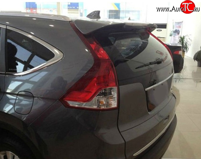 4 699 р. Спойлер M-VRS Honda CR-V RM1,RM3,RM4 дорестайлинг (2012-2015) (Неокрашенный)  с доставкой в г. Кемерово