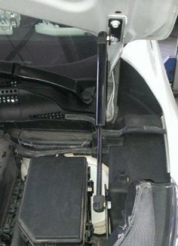 4 199 р. Упоры капота Pomogator Honda CR-V RM1,RM3,RM4 дорестайлинг (2012-2015)  с доставкой в г. Кемерово. Увеличить фотографию 2