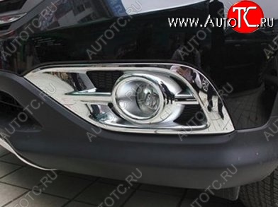 4 749 р. Подиумы противотуманных фар СТ Honda CR-V RM1,RM3,RM4 дорестайлинг (2012-2015)  с доставкой в г. Кемерово