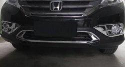 8 049 р. Накладка на передний воздуховод СТ Honda CR-V RM1,RM3,RM4 дорестайлинг (2012-2015)  с доставкой в г. Кемерово. Увеличить фотографию 2