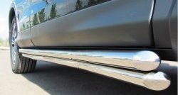 33 899 р. Защита порогов из круглой трубы диаметром 42 мм SLITKOFF Honda CR-V RM1,RM3,RM4 дорестайлинг (2012-2015)  с доставкой в г. Кемерово. Увеличить фотографию 3