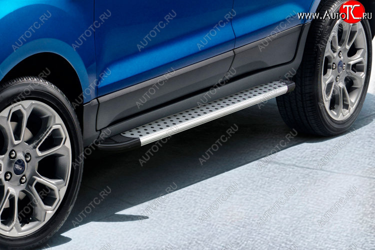 17 399 р. Пороги алюминиевые Slitkoff  Honda CR-V  RM1,RM3,RM4 (2012-2015) дорестайлинг (Standart Silver)  с доставкой в г. Кемерово