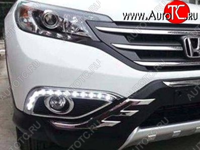 15 499 р. Дневные ходовые огни СТ  Honda CR-V  RM1,RM3,RM4 (2012-2015) дорестайлинг  с доставкой в г. Кемерово