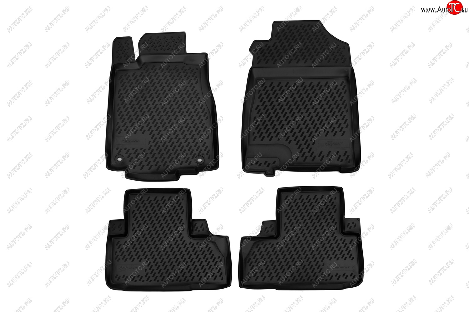 3 999 р. Комплект ковриков в салон с повышенной износостойкостью Format Honda CR-V RM1,RM3,RM4 рестайлинг (2014-2018)  с доставкой в г. Кемерово