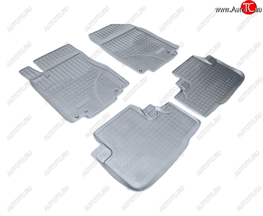 3 299 р. Коврики салона Norplast Unidec  Honda CR-V  RM1,RM3,RM4 (2012-2018) дорестайлинг, рестайлинг (Цвет: серый)  с доставкой в г. Кемерово