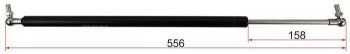 Газовый упор крышки багажника SAT (на стекло) Honda CR-V  RD1,RD2,RD3 (1995-2001)  дорестайлинг, рестайлинг