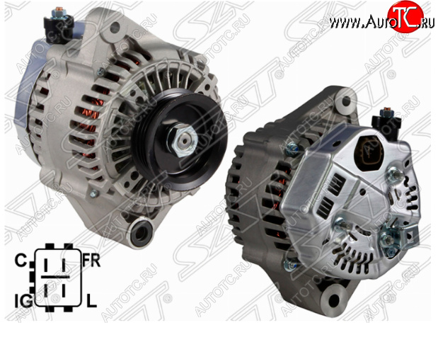 10 899 р. Генератор SAT (12V/95A)  Honda CR-V ( RD1,RD2,RD3,  RD4,RD5,RD6,RD7,RD9 ) (1995-2004)  дорестайлинг, рестайлинг, дорестайлинг  с доставкой в г. Кемерово