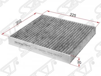 Фильтр салона SAT (угольный) Honda CR-V  RD1,RD2,RD3 (1995-2001)  дорестайлинг, рестайлинг