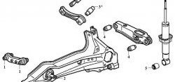 1 299 р. Полиуретановый сайлентблок нижнего поперечного рычага задней подвески Точка Опоры Honda CR-V RD1,RD2,RD3  дорестайлинг (1995-1998)  с доставкой в г. Кемерово. Увеличить фотографию 2