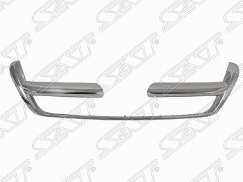 Молдинг решетки радиатора SAT Honda CR-V RD4,RD5,RD6,RD7,RD9  дорестайлинг (2001-2004) (Хром)