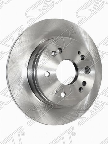 Диск тормозной задний SAT (не вентилируемый, d 282 мм) Honda CR-V  RD4,RD5,RD6,RD7,RD9  (2001-2006) дорестайлинг, рестайлинг