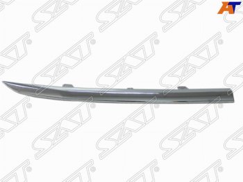Центральный правый молдинг решетки радиатора SAT Honda CR-V  RM1,RM3,RM4 (2012-2015) дорестайлинг (хром)