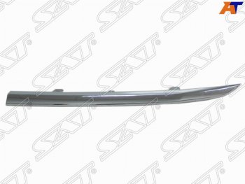 Центральный левый молдинг решетки радиатора SAT Honda CR-V  RM1,RM3,RM4 (2012-2018) дорестайлинг, рестайлинг (хром)