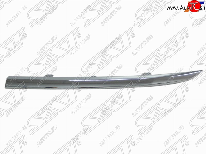 1 299 р. Центральный левый молдинг решетки радиатора SAT  Honda CR-V  RM1,RM3,RM4 (2012-2018) дорестайлинг, рестайлинг (хром)  с доставкой в г. Кемерово