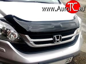 3 299 р. Дефлектор капота NovLine Honda CR-V RE1,RE2,RE3,RE4,RE5,RE7 рестайлинг (2009-2012)  с доставкой в г. Кемерово