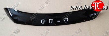 999 р. Дефлектор капота Russtal (короткий) Honda CR-V RE1,RE2,RE3,RE4,RE5,RE7 рестайлинг (2009-2012)  с доставкой в г. Кемерово