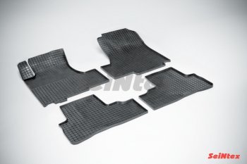Износостойкие резиновые коврики в салон Сетка Seintex Honda CR-V  RE1,RE2,RE3,RE4,RE5,RE7 (2009-2012) рестайлинг