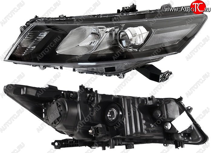 8 999 р. Левая фара SAT (с электрокорректором) Honda Crosstour 1 TF рестайлинг (2013-2016)  с доставкой в г. Кемерово