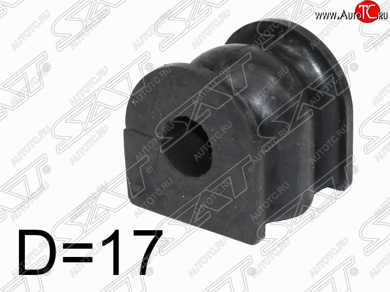 139 р. Резиновая втулка переднего стабилизатора SAT (D=17) Honda Jazz (2008-2015)  с доставкой в г. Кемерово