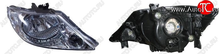3 599 р. Правая фара SAT (Евросвет) Honda Fit Aria GD дорестайлинг седан (2002-2005)  с доставкой в г. Кемерово
