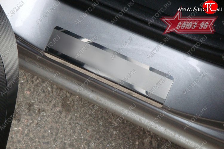 1 529 р. Накладки на внутренние пороги Souz-96  Honda Fit  1 (2001-2007) GD дорестайлинг, GD 1-ый рестайлинг, GD 2-ой рестайлинг  с доставкой в г. Кемерово
