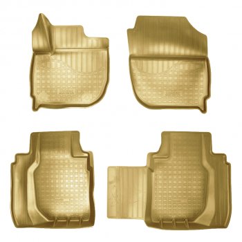 Коврики салона Norplast Unidec Honda HR-V  RU (2014-2021) дорестайлинг, рестайлинг (Бежевый)