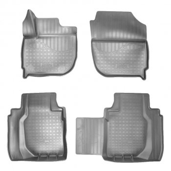 Коврики салона Norplast Unidec Honda HR-V  RU (2014-2021) дорестайлинг, рестайлинг (Серый)