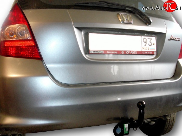5 949 р. Фаркоп Лидер Плюс Honda Jazz (2001-2008) (Без электропакета)  с доставкой в г. Кемерово