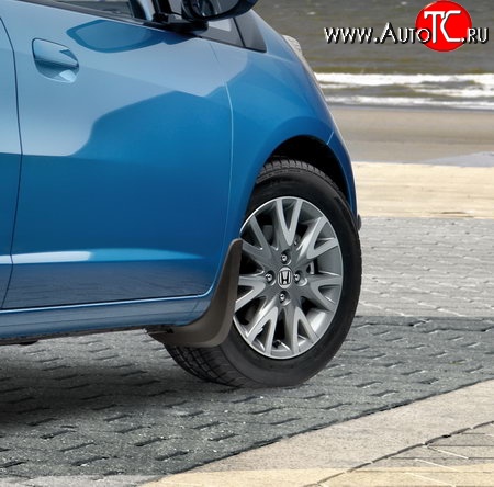 575 р. Передние брызговики NovLine 2 шт. Honda Jazz (2008-2015)  с доставкой в г. Кемерово