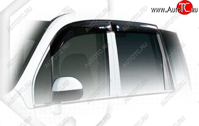 2 079 р. Дефлектора окон CA-Plastiс Honda Life (2010-2014) (Classic полупрозрачный)  с доставкой в г. Кемерово